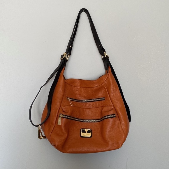 Handbags - Valentina Tradizione Italiana Convertible Orange Bag/Backpack